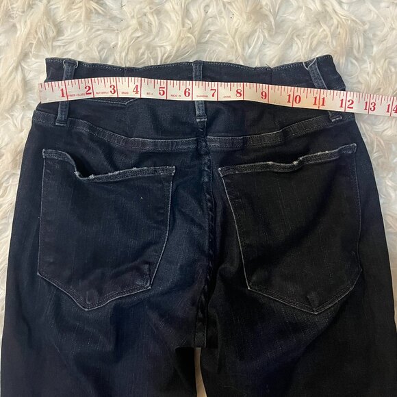 FRAME The Alix in Flaunt Skinny Jeans Dark Wash Blue 26 or 2 - Picture 8 of 9
